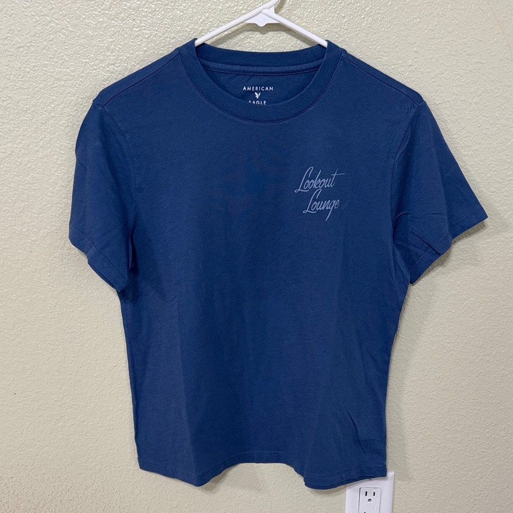 American Eagle Outfitters Blue Short Sleeve Tee